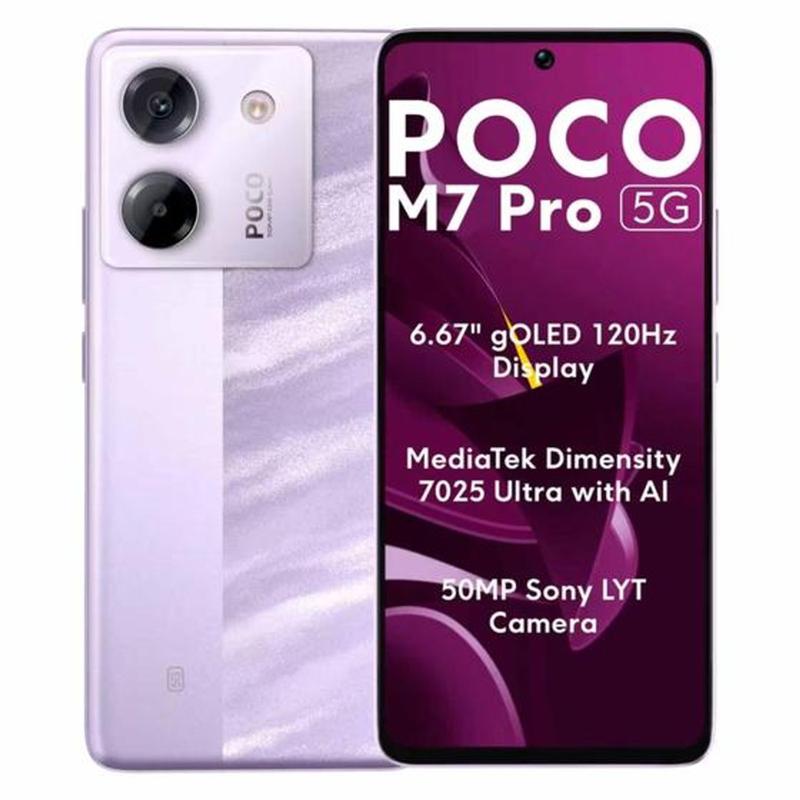 POCO M7 Pro 5G Purple 8GB/256GB 本体 Smartphone Xiaomi Poco M7 Pro 5G 256GB 8GB RAM Dual SIM Tela
